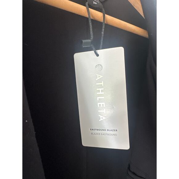 Athleta Eastbound Blazer Size 22 Black Business Casual Travel Jacket #986273 - Picture 7 of 8